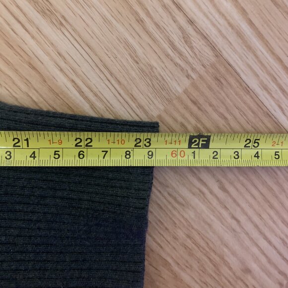 Eddie Bauer V-Neck Sweater Pullover Mens Small Green Cotton Cashmere Blend - Picture 7 of 8